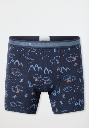 Shorts 3-pack Organic Cotton polar bears stripes dark blue - 95/5