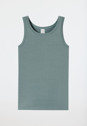 Tanktops 2er-Pack grün/ dunkelblau - 95/5