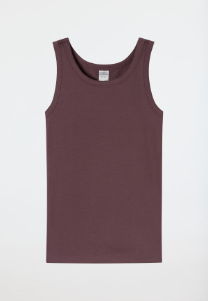 Tank Tops, 2-pack, dark blue/cocoa brown - 95/5