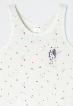 Unterhemd Sterne Pferd off-white - Horse World