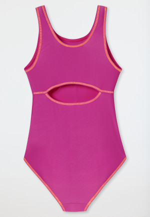Badpak schoolsport fuchsia - Aqua