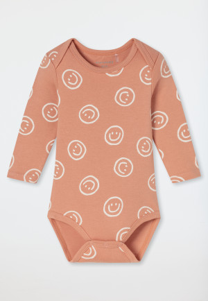 Lot de 3 bodys pour bébé à manches longues en jersey côtelé, multicolores - « Bébé »