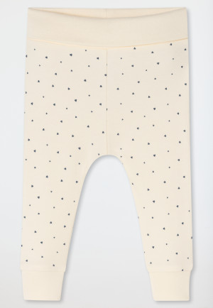 Pantalons pour bébé côtelés, longs, lot de 3, couleur crème - Bébé