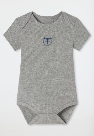 Body pour bébé côtelé brossé à manches courtes, lot de 3, multicolore - Bébé