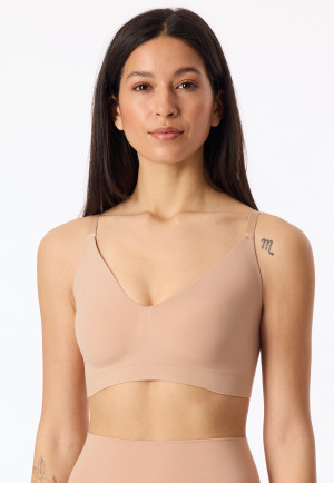 Soutien-gorge souple sans couture en jersey « maple » - Seamless Contouring
