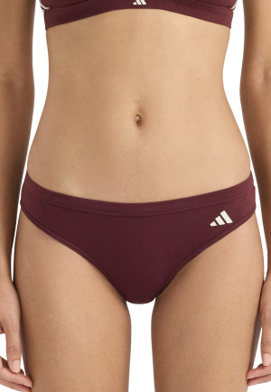 Briefs 4-pack Bordeaux/White/Black - ADIDAS