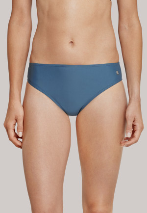 Schiesser Damen Bikini-Hose 'Tai' – Lilafarben, Gefüttert, Mit Sportlichem Streifenbund | Hoher Beinausschnitt