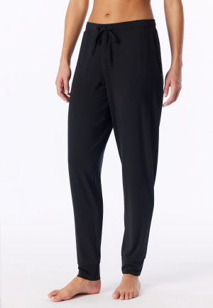 Lange broek met zwarte manchetten - Mix+ Relax