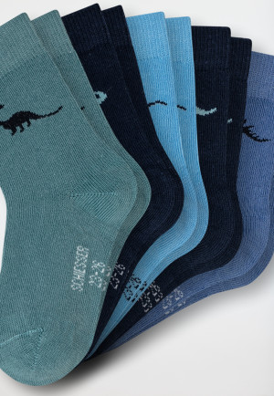 Jungensocken 5er-Pack Dino mehrfarbig - Legwear Kids