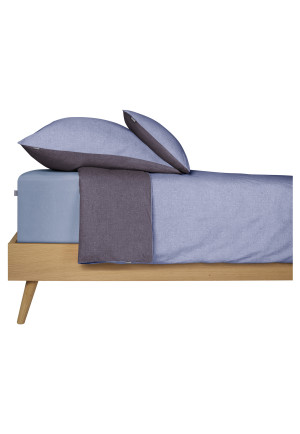 Set van 2 kussenovertrekken renforcé marineblauw - SCHIESSER Home