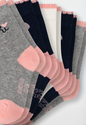 Mädchensocken 5er-Pack mehrfarbig - Legwear Kids