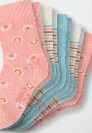 Mädchensocken 5er-Pack Regenbogen mehrfarbig - Legwear Kids