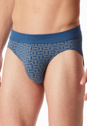 Slip rio in fantasia grigio brunastro - 95/5