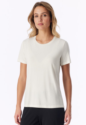 Shirt kurzarm naturweiß - Mix+Relax