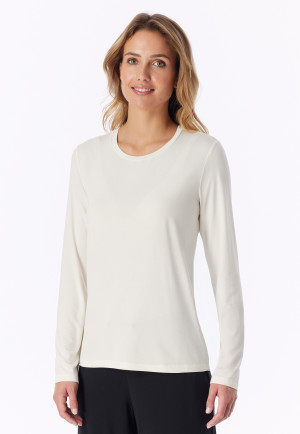 Shirt langarm naturweiß - Mix+Relax