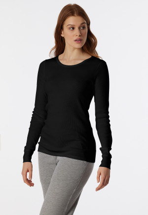 Shirt long-sleeved black - Revival Greta