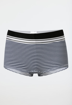 Shorts 3er-Pack Organic Cotton dunkelblau/ rosa/ geringelt - 95/5