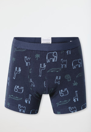 Short 7 pezzi a righe animali safari multicolore - 95/5