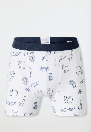 Short 7 pezzi a righe animali safari multicolore - 95/5