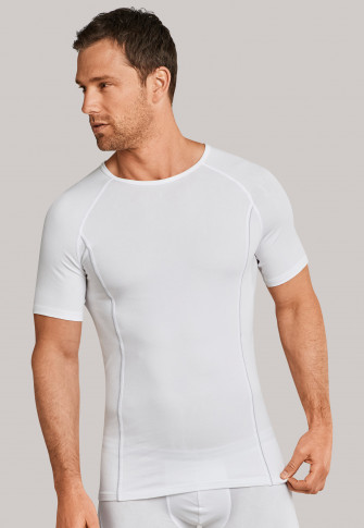 Shirt korte mouw sportondergoed wit - Sport Allround