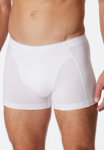Schiesser Cotton Essentials Doppelripp shorts 5-9 blanc nouveau
