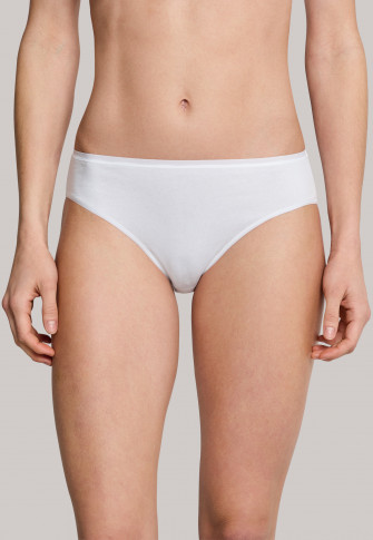 Schiesser Cotton Essentials Doppelripp shorts 5-9 blanc nouveau