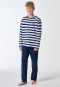 Pyjamas long stripes admiral - SCHIESSER 150 Years
