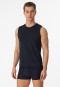 Tanktop met modieus model, blauwzwart - Long Life Soft