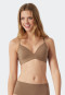 Soutien-gorge sans armature avec coques marron - Invisible Soft