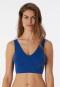 Bustier microvezel uitneembare pads marineblauw - Invisible Soft