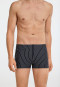 Badehose mit Reißverschlusstasche Wirkware  Streifen schwarz - Nautical Casual