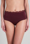 Maxi-Slip Modal dentelle bordeaux - Feminine Lace