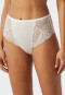 String taille haute Dentelle Lurex blanc cassé - Glam Lace