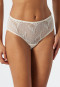 High-waisted panty lace Lurex off-white - Glam Lace