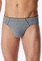 Supermini slip met patroon, diepblauw - 95/5