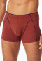 Shorts Organic Cotton gemustert hellrot - 95/5