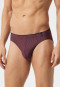 Supermini Modal gestreift burgund/weiß - Long Life Soft