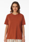 Korte mouw shirt terracotta - Mix+ Relax