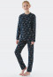 Pyjama lang biologisch katoen City nachtblauw - Teens Nightwear