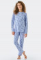 Pyjama long coton bio étoiles silver lilac - Teens Nightwear
