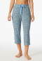 Loungehose 3/4-lang Modal Blumenprint multicolor - Mix+Relax