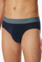 Slip rio confezione da 3 pezzi in cotone organico elastico in vita in tessuto tramato multicolore - 95/5