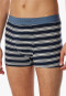 Shorts 3-pack Organic Cotton woven elastic waistband plain/stripes multi-colored - 95/5