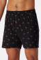 Boxershorts 2-pack geweven stof effen met rendierenpatroon meerkleurig - X-Mas