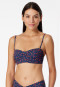 Bikini bandeau top variabele bandjes multicolour - Aqua Mix & Match