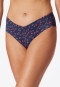 Midi-Bikinislip V-Form Blumenprint multicolor - Aqua Mix & Match