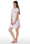 Sleepshirt kurzarm Organic Cotton Batik zartrosa  - Nightwear
