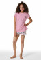 Schlafanzug kurz Organic Cotton Palmen powder pink - Nightwear