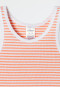 Vest double rib striping apricot - Double Rib