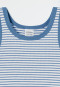 Maillots de corps rayures bleu clair - Double Rib
